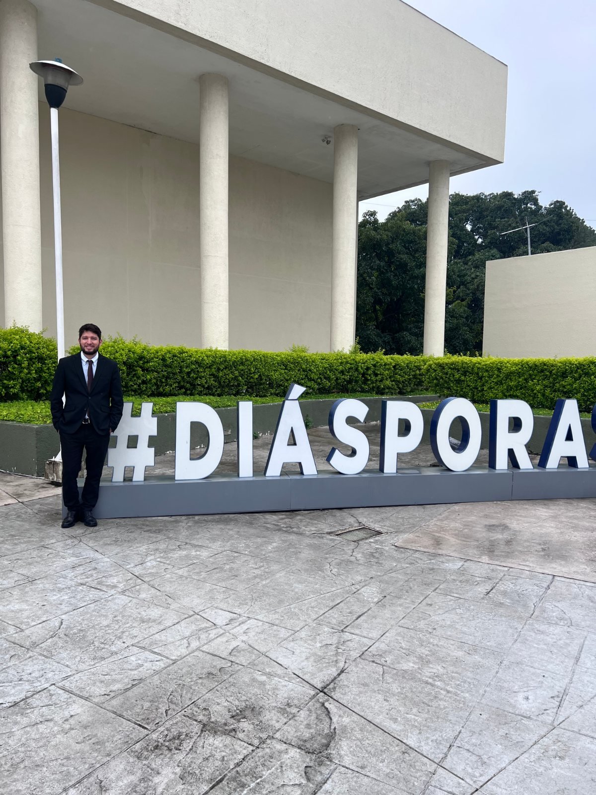 Andrés Domínguez en el evento de diáspora en El Salvador — EUDiF / ICMPD